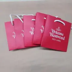 Vivienne Westwood RED LABEL ショップ袋 5枚セット