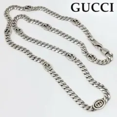 GUCCI シルバーチェーンネックレス