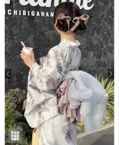 グレイル　GRL 3点セット2Way花柄セパレート浴衣[fy016] レギュラー