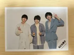 西畑大吾 道枝駿佑 高橋恭平 なにわ男子 公式写真 2022