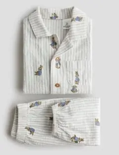 超美品‼️H&Mエイチアンドエム✨ピーターラビット シャツ＆パンツ セットアップ