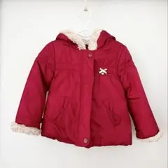 子供　キッズ　女の子　ジャンパー　ジャンバー　100 赤