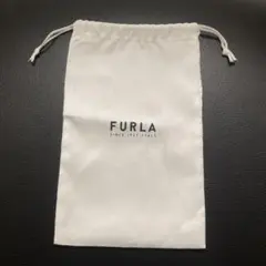 FURLA ホワイト 巾着袋 収納袋 ポーチ