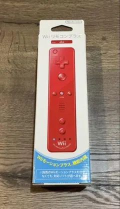 닌텐도 Wii 리모트 플러스 레드 RVL-036 작동 아이템