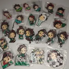 鬼滅の刃　竈門炭治郎　ラバーストラップ 　22個セット