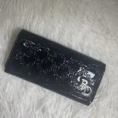 ✨未使用✨Pinky&Dianneエナメル長財布　ブラックのサムネイル