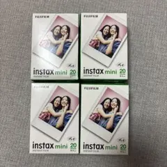 FUJIFILM instax mini フィルム 20枚　4箱