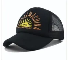 キャップ　アメカジ メッシュキャップ USA トラッカー バイカー 帽子
