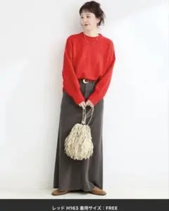 クルーネック プルオーバー セーターのサムネイル