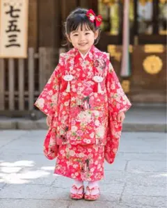七五三 三歳 女の子 着物 長襦袢 セット - メルカリ