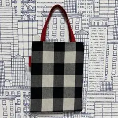 ハンドメイド　ペタンコトートバック　ミニ