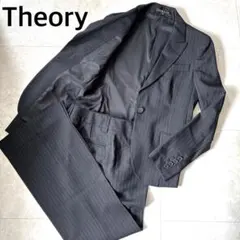 Theory セオリースーツ セットアップ ブラック ストライプ　2 M