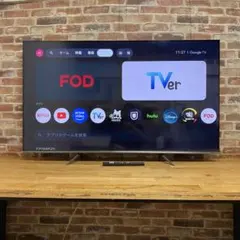 TCL 55V型 4K液晶テレビ 55C636 量子ドット 動画配信アプリ搭載 - メルカリ