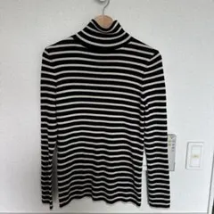 【美品】ユニクロ タートルネックセーター XL