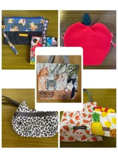 ハンドメイド、椅子に座っている猫ちゃんパネル生地、ビッグサイズ