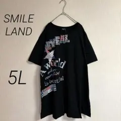 新品❣️SMILE LAND 半袖プリントTシャツ 5L オーバーサイズ 春夏のサムネイル