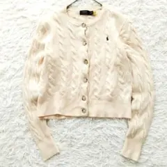 シンデレラ様専用 POLO RALPH LAUREN カシミヤ混ケーブルカーデ