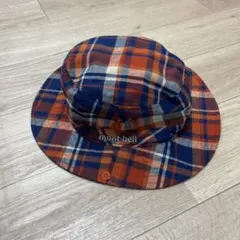 【モンベル】ウイックロン O.D. ハット Lサイズ チェック柄