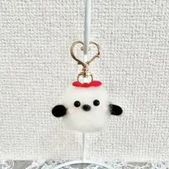 ♡羊毛フェルトのシマエナガ♡ キーホルダー ストラップ マスコット ぬいぐるみのサムネイル
