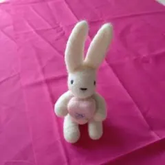 羊毛フェルト うさぎ ハンドメイド