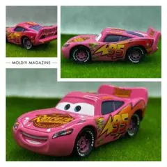 【新品】 カーズ　ミニカー　ライトニング・マックィーンピンク
