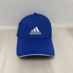 新品未使用 adidas 帽子 メッシュキャップ キッズ 53-56cm 青