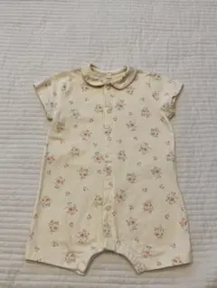 Petit Bateau ロンパース 3m 半袖　夏　小花柄　プチバトーのサムネイル