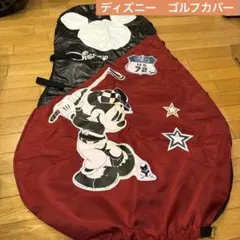 ディズニーゴルフカバー赤　黒のサムネイル