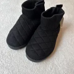 キッズブーツ 黒　20㎝