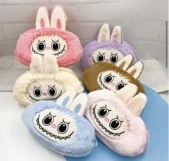 ラブブ　筆箱　ぬいぐるみペンケース　ふわもこポーチ　ラブブ定規プレゼント！