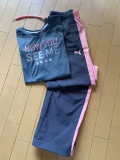 プーマトレーニング上下セット Tシャツ＆パンツ　Lサイズ