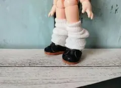 オビツ11 こまったちゃん あまむす⭐️オフホワイトレッグウォーマー♪