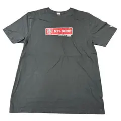 NEW ERA イベントTシャツ　NFL ロゴ刺繍　ブラック　古着　8Sb