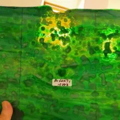 BU6247ミッドリーブ エメラルドグリーンイ15X22 板ガラス