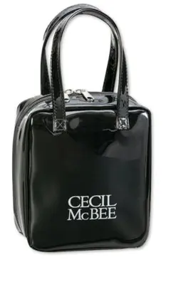 CECILMcBee　ポーチ　ミニバッグ　ブラック　セシルマクビー