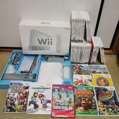 wii本体　箱付き　ソフト32本セット