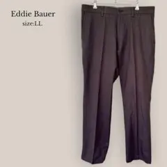 Eddie Bauer スラックス　ストレートパンツ メンズ　LL相当　ブラウンのサムネイル