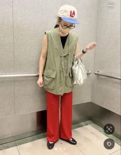 カラーフレアパンツ　レプシィム　LEPSIM