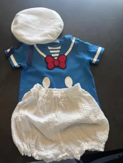 ドナルド　東京ディズニーリゾート 公式　コスチューム　セット　90㎝　夏用ズボン