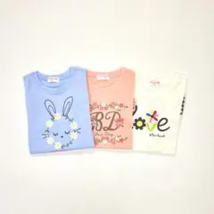 子供服 女の子 120cm 長袖 Tシャツ まとめ売り 新品 YFN41