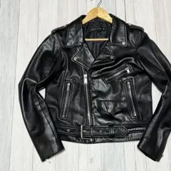 ZARA WOMAN ザラウーマン レザージャケット ダブルライダース 羊革　L