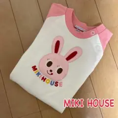 Miki House 長袖カットソー ロンT ピンク　ミキハウス　うさこ