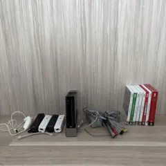 Wii 本体、リモコン、ソフト8枚