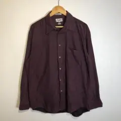 90's / vintage /パープルシャツ/y2k /美品のサムネイル