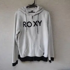 ROXY ジップアップパーカー グレー Lサイズ