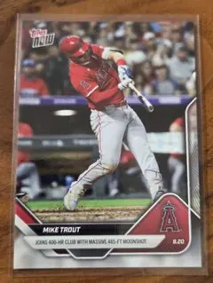Topps Now Mike Trout 400 HR記念カード - メルカリ