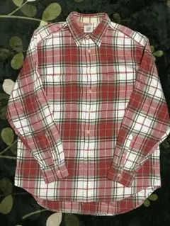 【90s白タグ 】OLD GAP長袖 ヴィンテージ　チェックネルシャツ　Lサイズ