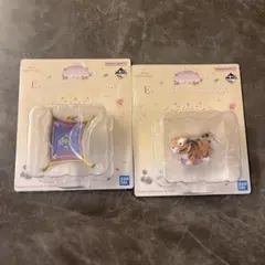 ディズニー　一番くじ　ミニフィギュアチャーム　アラジン　魔法の絨毯　ラジャー