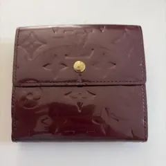 Louis Vuitton 二つ折り財布 バーガンディ