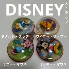 DISNEY ストラップ 4点セット